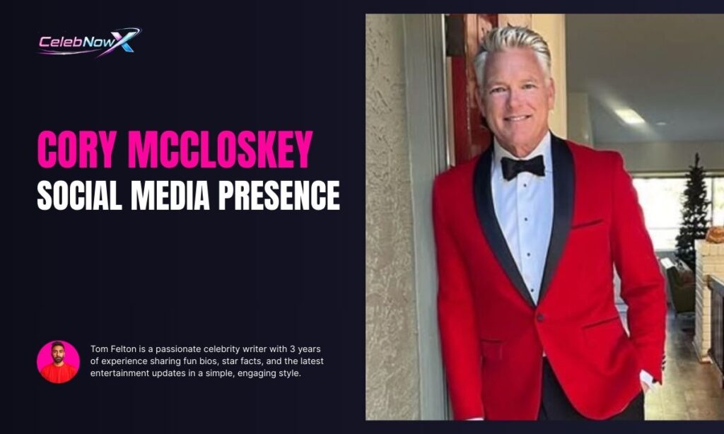 Cory McCloskey Social Media Presence