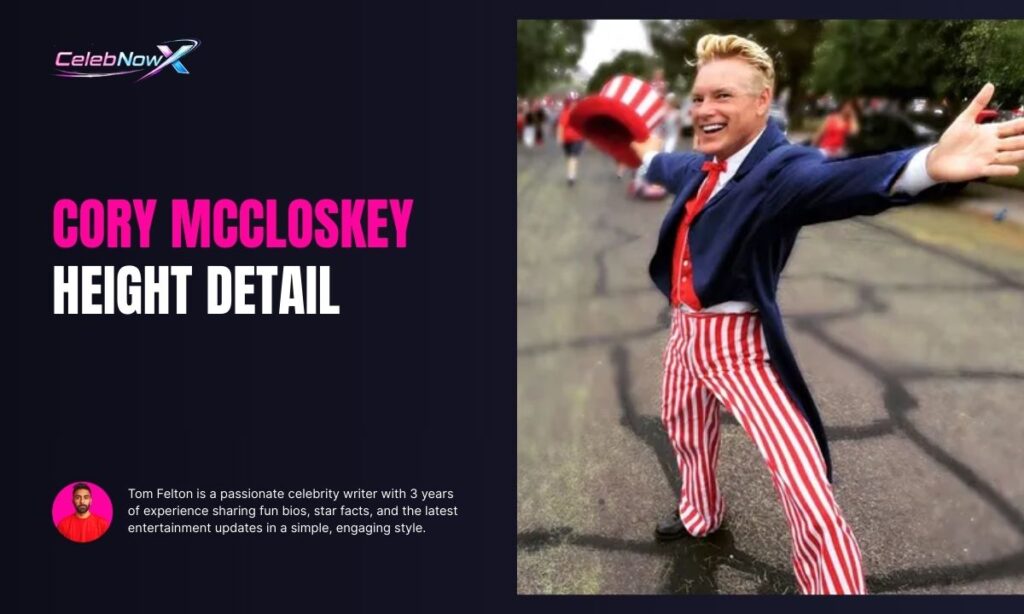 Cory McCloskey Height And Weight
