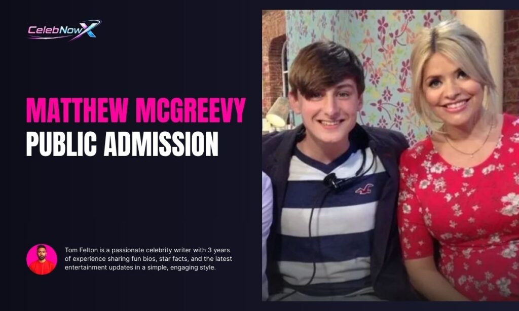 Phillip Schofield Public Admission